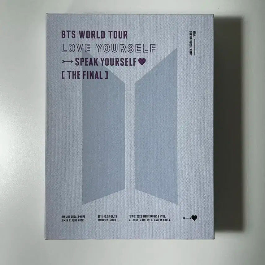 방탄소년단 스픽콘 디비디 양도 BTS SPEAK YOURSELF DVD