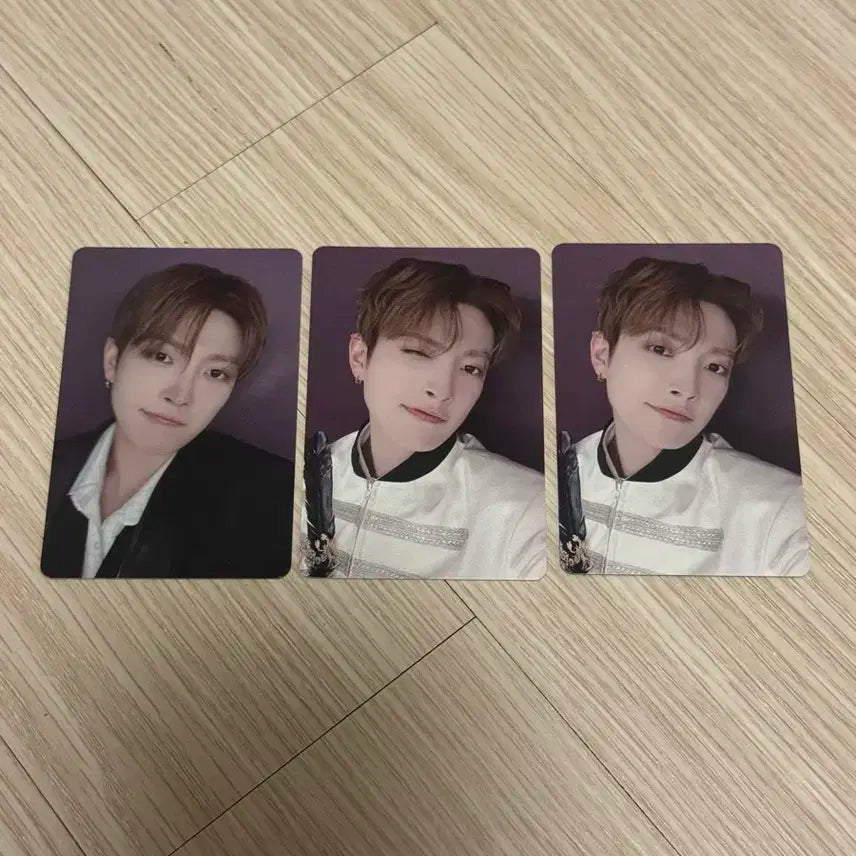 에이티즈 일본 콘서트 MD 랜덤 포카 트레카 홍중