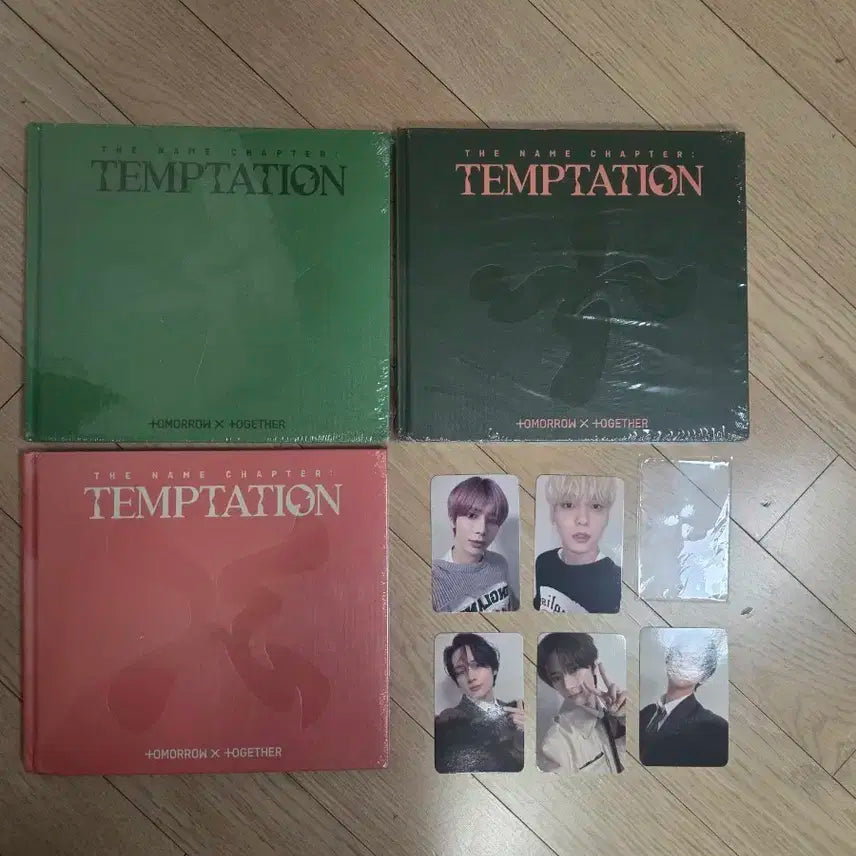 투모로우바이투게더 템테이션 앨범 + 포카