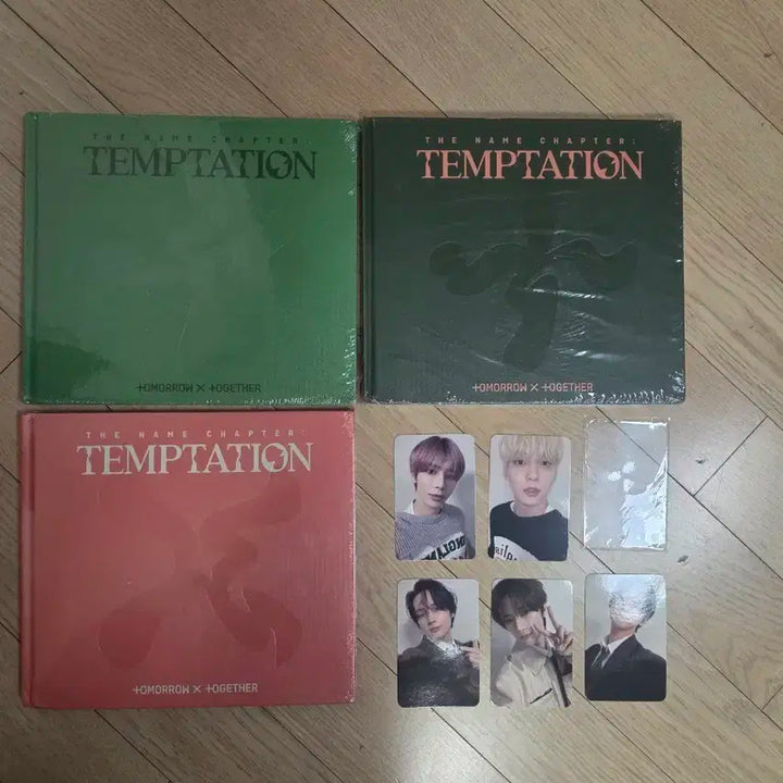 투모로우바이투게더 템테이션 앨범 + 포카