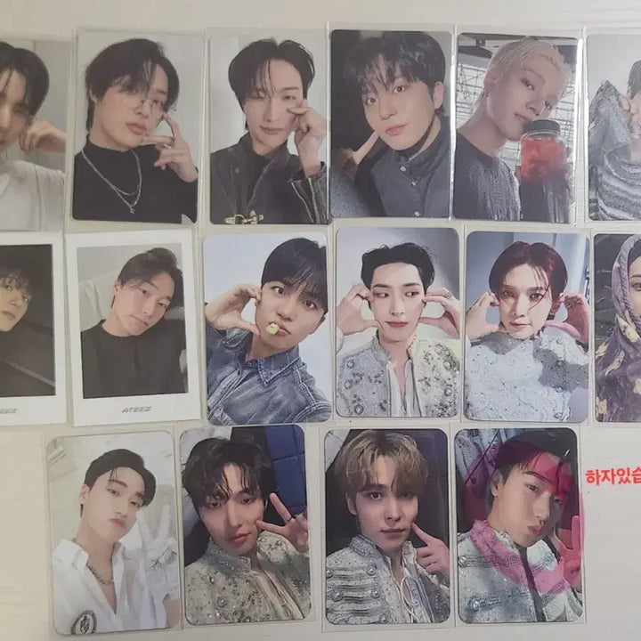 에이티즈 포카 37장 일괄 판매합니다!