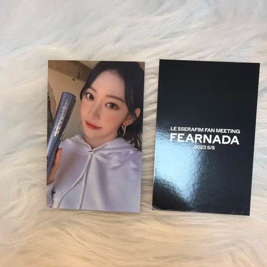 르세라핌 사쿠라 피어나다 팬미팅 포토카드 2023 sakula