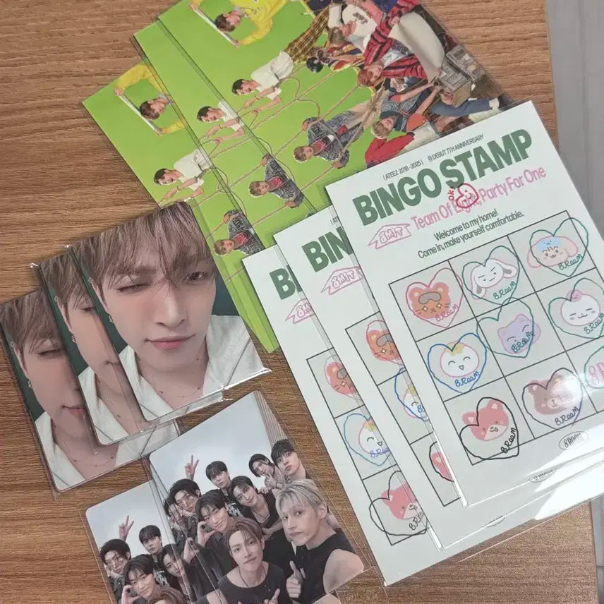 ATEEZ 8ROOM 7주년 팝업 스탬프+입장 set 판매