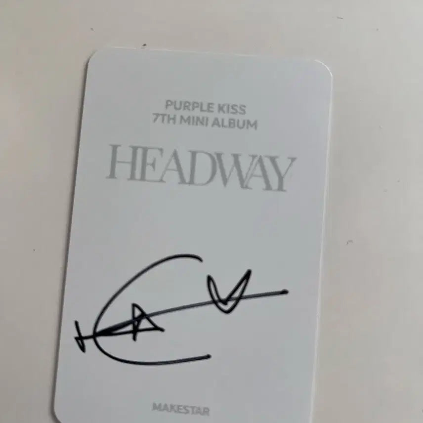 퍼플키스 채인 싸인포카