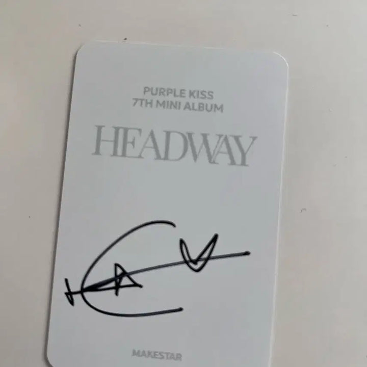 퍼플키스 채인 싸인포카