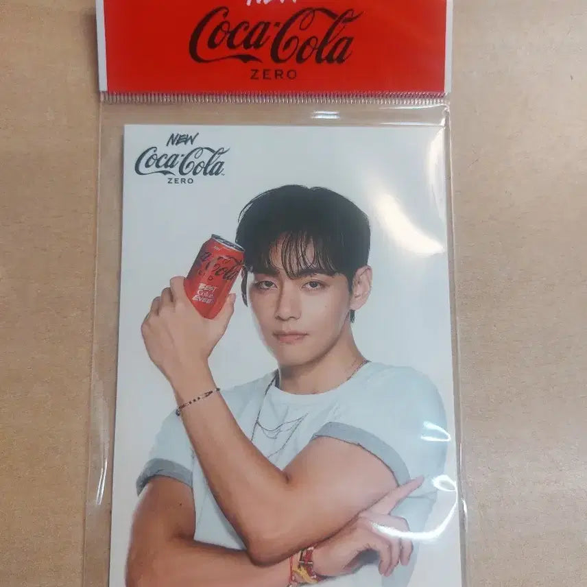 코카콜라 제로 BTS 뷔 포토카드 미개봉