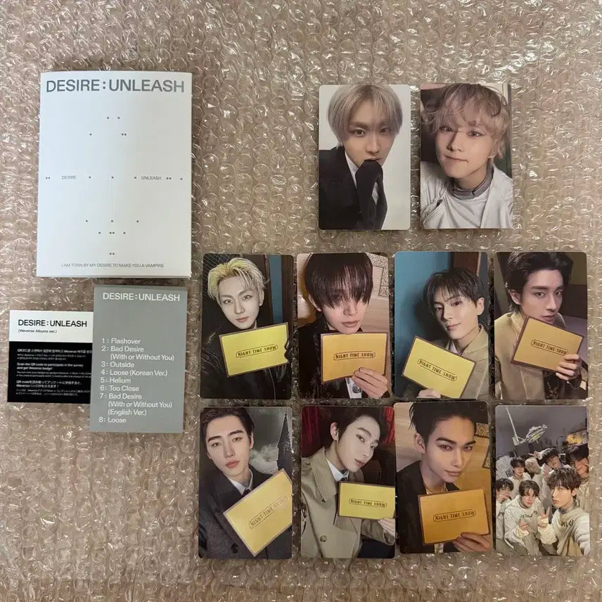 엔하이픈 디자이어 언리쉬 위버스 정원 앨범 포카 양도