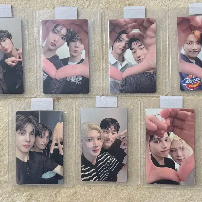 에이티즈 8room 팝업 럭드 유닛포카 7장 세트 양도