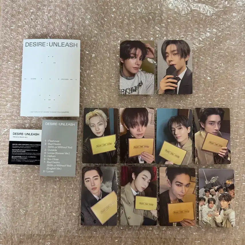 엔하이픈 디자이어 언리쉬 위버스 제이크 앨범 포카 양도