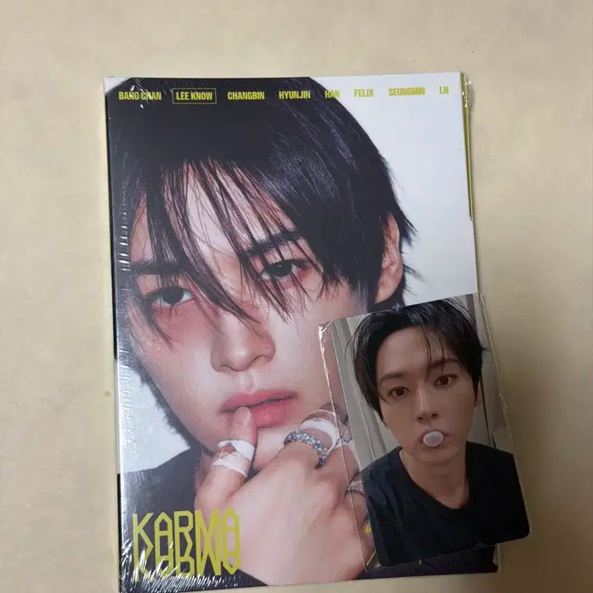 스트레이키즈 카르마 아코디언 리노 영통 포카세트