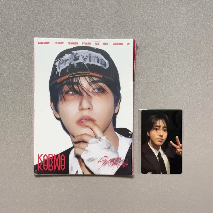 스키즈 KARMA아코디언 LUCKY DRAW 미개봉앨범+포카/ 한