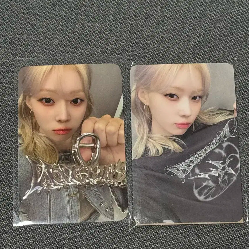 에스파 윈터 아마겟돈 팝업 포카 일괄 (티셔츠, 집게)