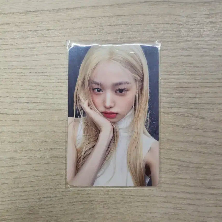 아이브 장원영 마인 위드뮤 금발 포카