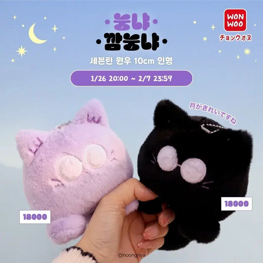 세븐틴 원우 능냐 10cm 인형 양도