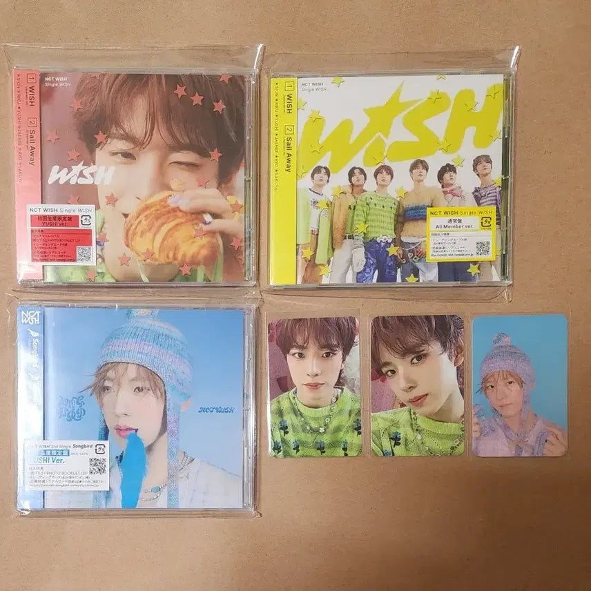 엔시티위시 위시 일본 개인반, 단체반, 송버드 개인반 포카포함 유우시