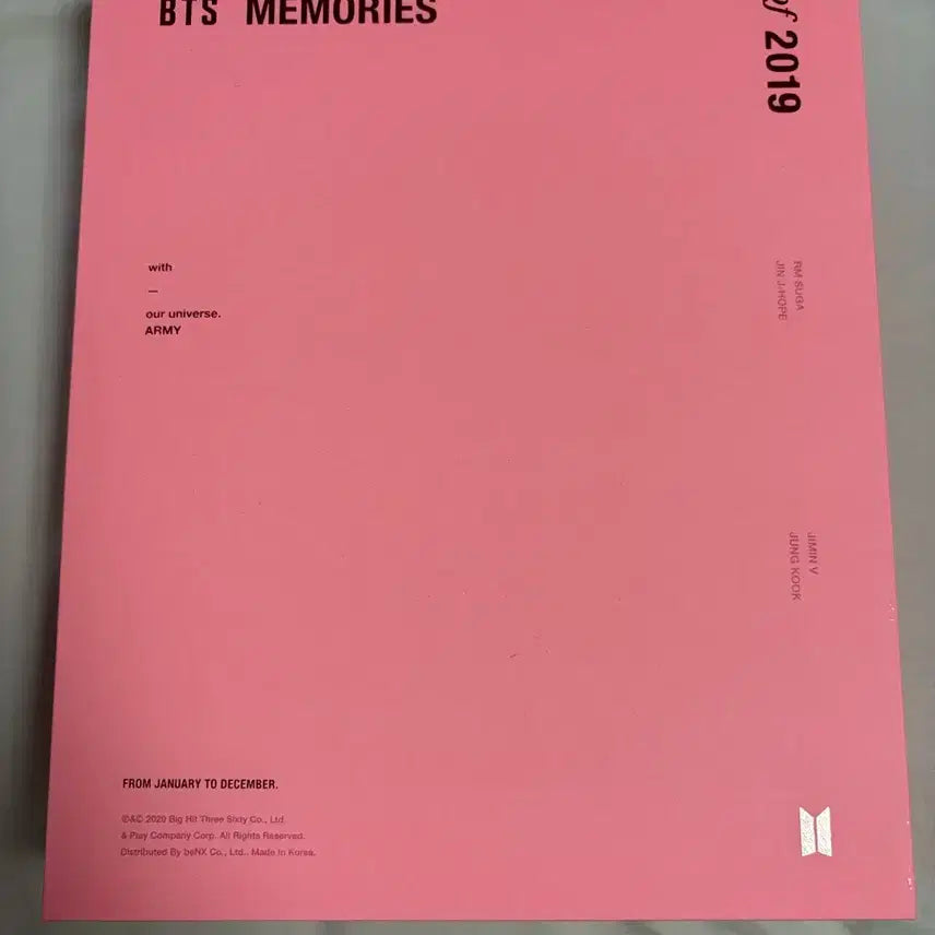 방탄소년단 메모리즈 2019 (포카제이홉) 팝니다!