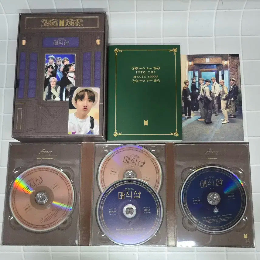 방탄소년단 매직샵 dvd 풀셋 제이홉 포토카드 bts magic shop