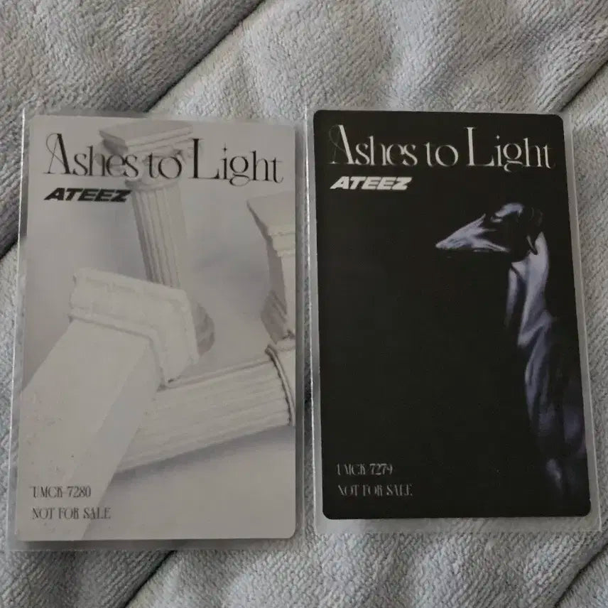 에이티즈 종호 ash 포토카드 2장