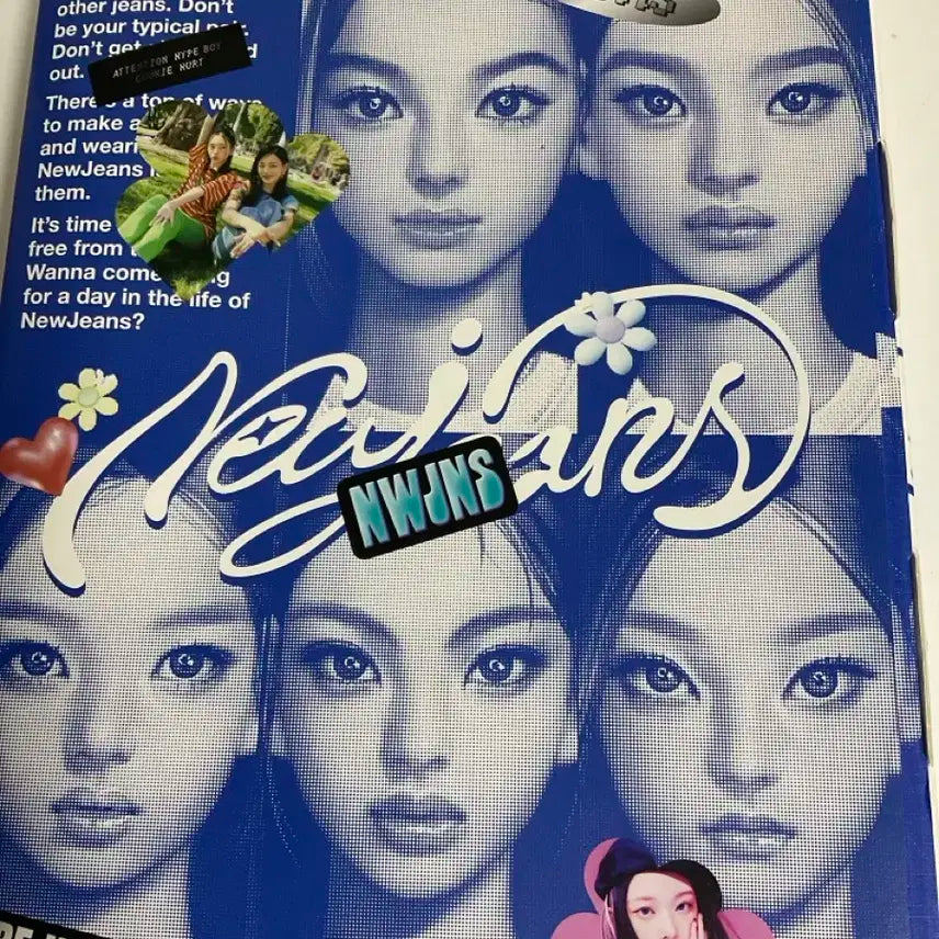 뉴진스 블루북 앨범 어텐션 단체 BLUEBOOK NEWJEANS