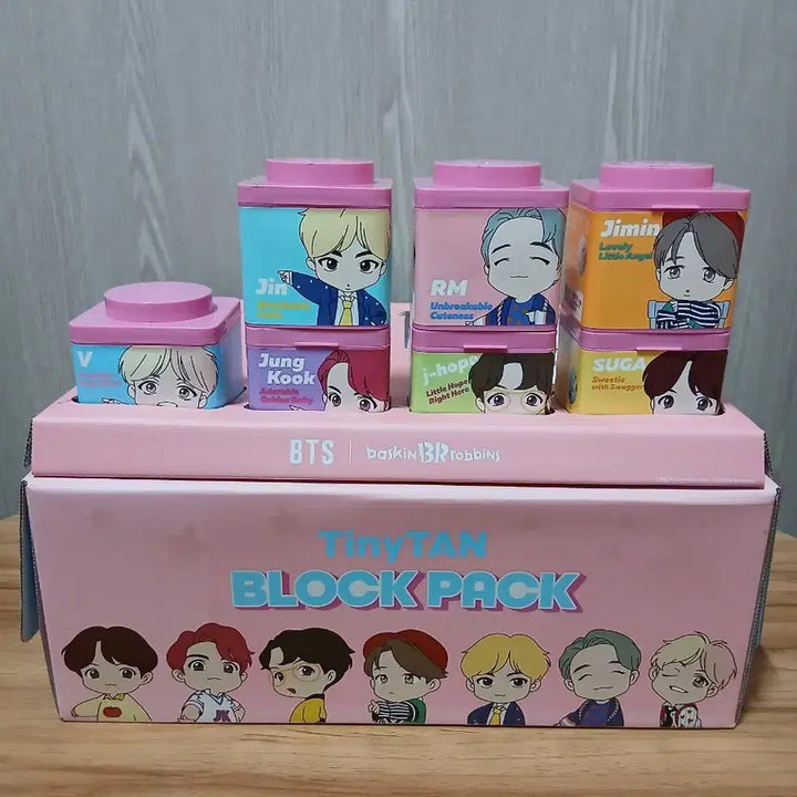 BTS 방탄 타이니탄 피규어 베스킨라빈스