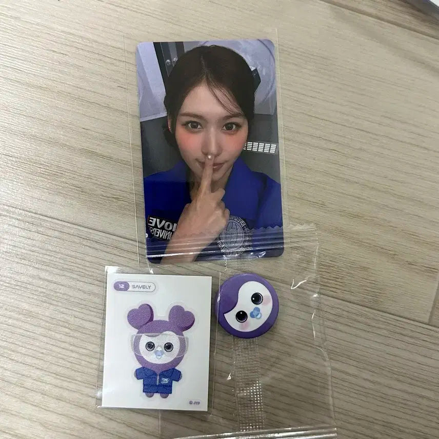 트와이스 사나 10주년 팝업 입장 코콕 입장 포카 set