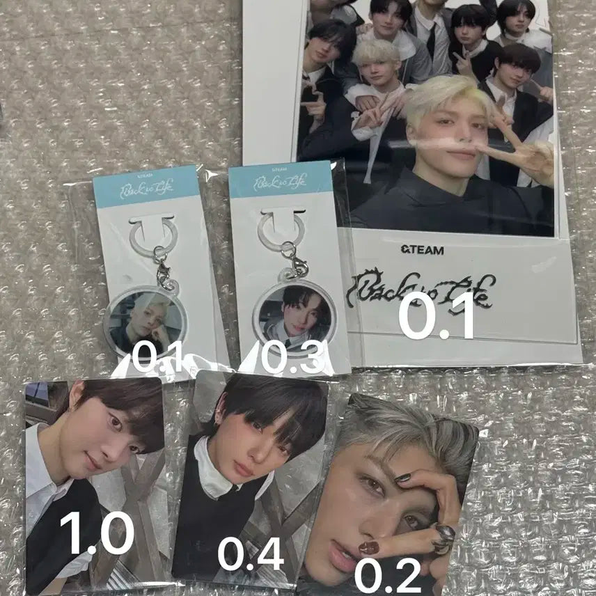 앤팀 Back to Life 위버스 특전 포카 양도