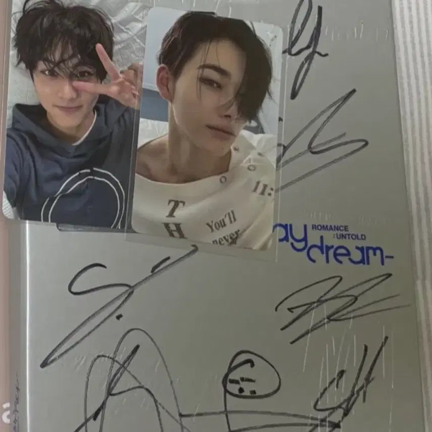 엔하이픈 romance untold daydream 친필싸인앨범포카