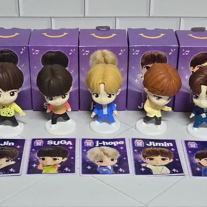 방탄소년단 맥도날드 피규어 세트 7p BTS x McDonald's
