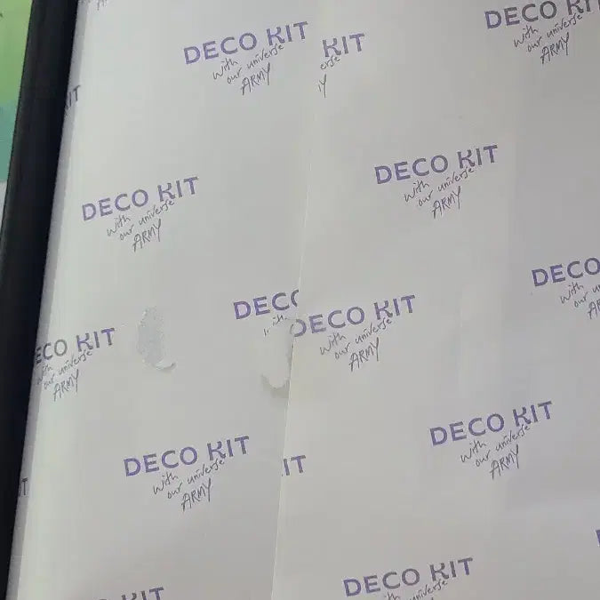 bts 희귀굿즈 방탄소년단 데코키트 + 윤기포토카드