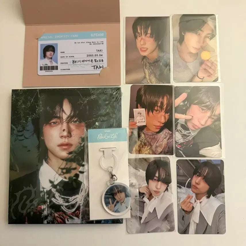앤팀 백투라이프 타키 천사증 포카 미공포 로어앨범 미개봉 일괄