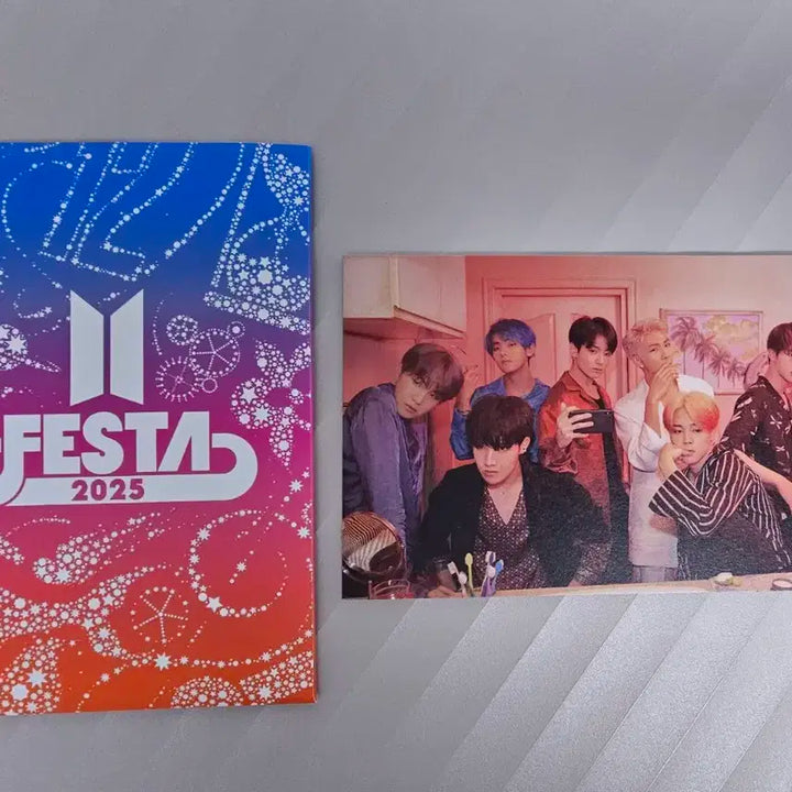 방탄 2025페스타 캡슐앨범 포카6장+특전(단체컷 포토엽서7장)일괄