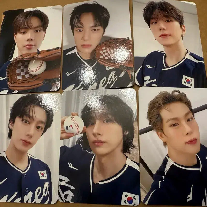 몬스타엑스 메이크스타 2차 포카 세트 야구복