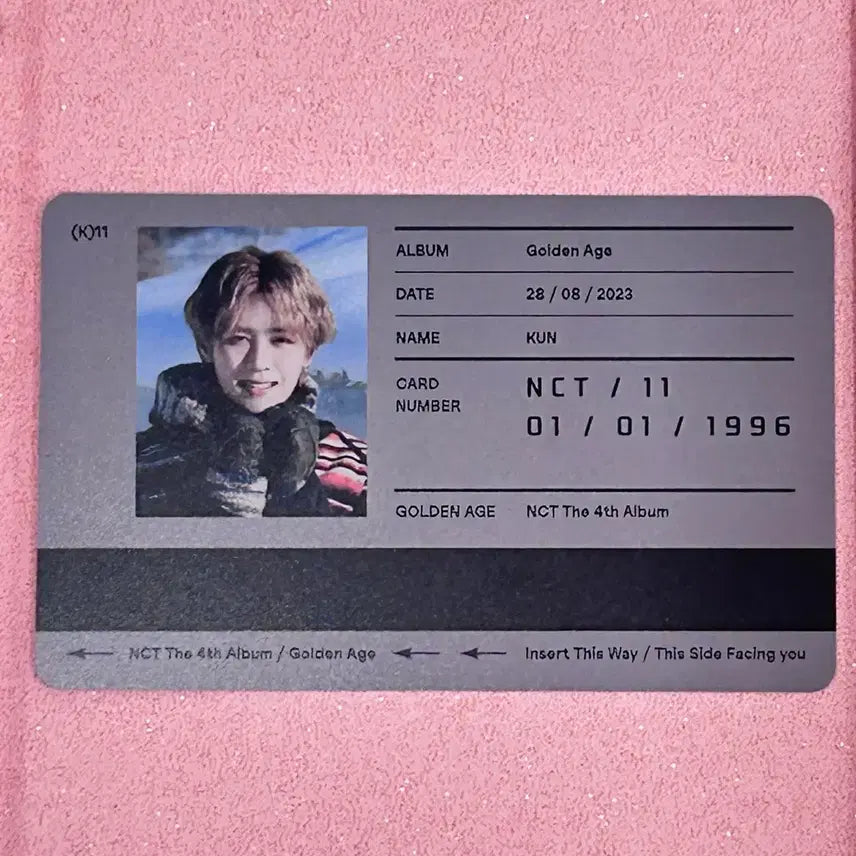 BUNJANG] NCT Kun Golden Age Photocard / 엔시티 쿤 골든에이지 포카