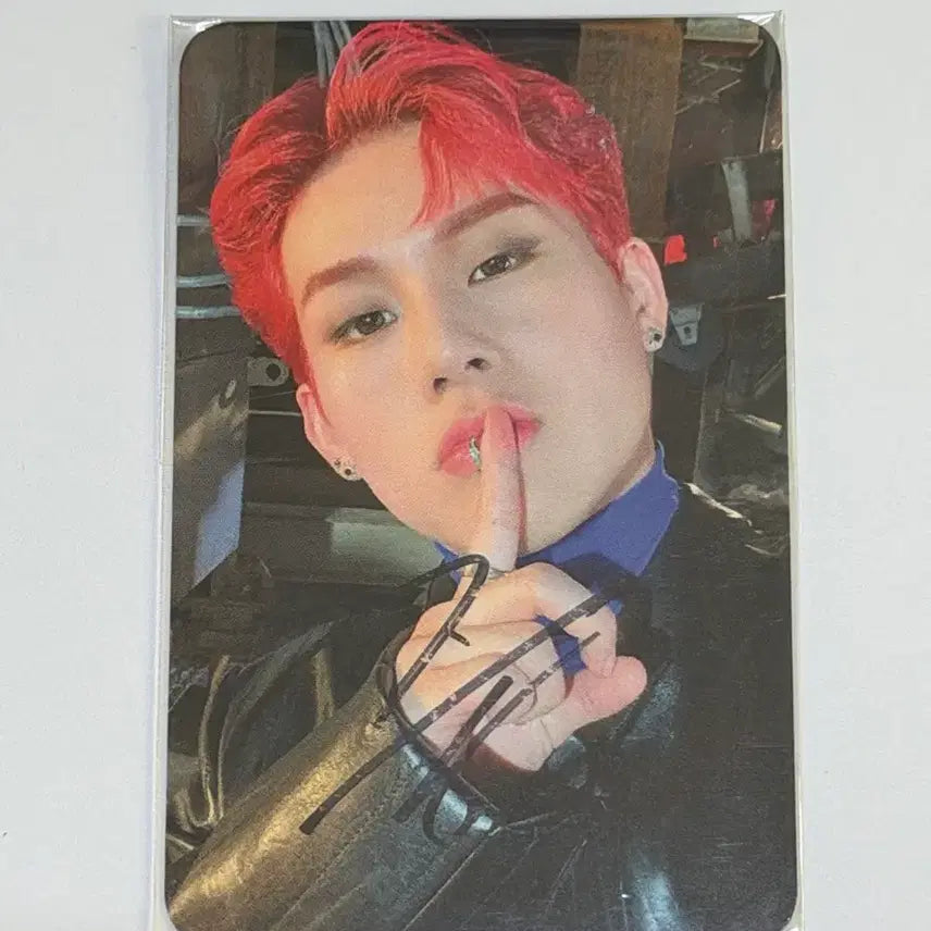 BUNJANG] MONSTA X Jooheon Signed Photocard / 몬스타엑스 주헌 싸인