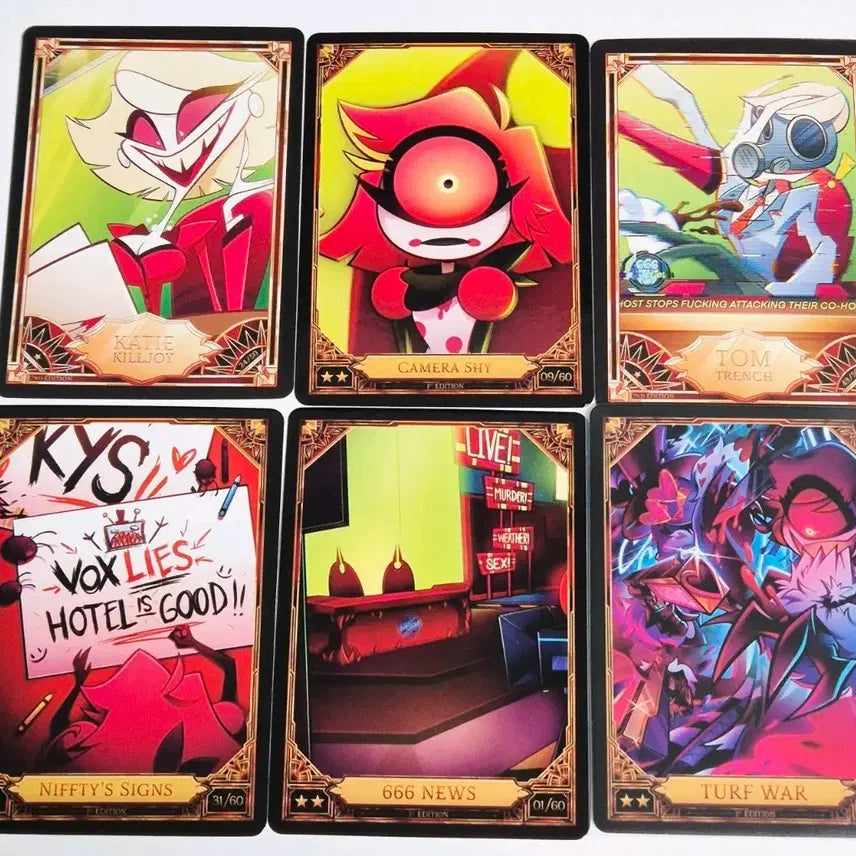 BUNJANG] Hazbin Hotel Nifty Season 1 & 2 Trading Card Bundle Set