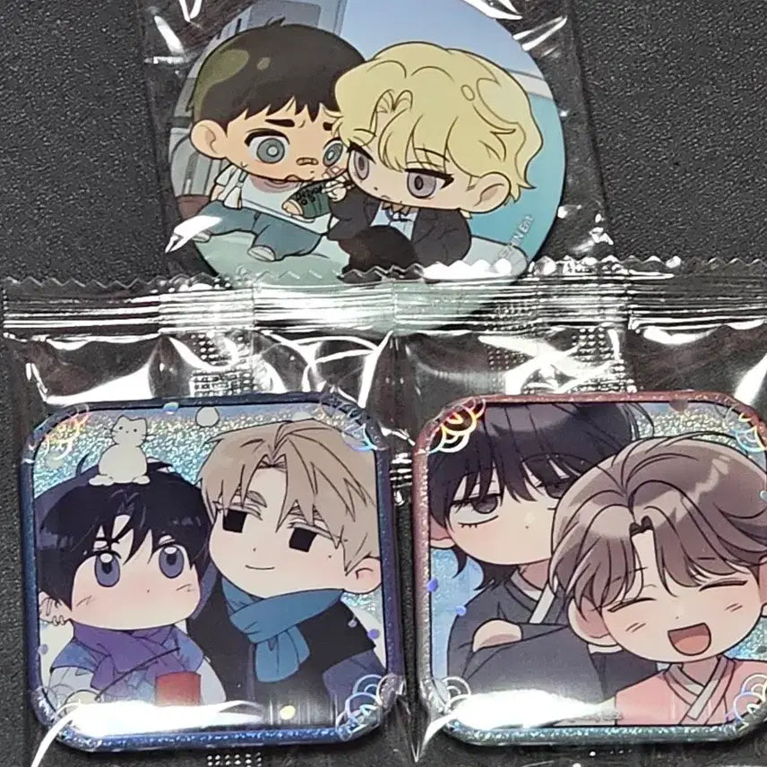 BUNJANG] LEEBOM Resin Cafe Badge Bundle Set / 레봄 레진 카페 캔