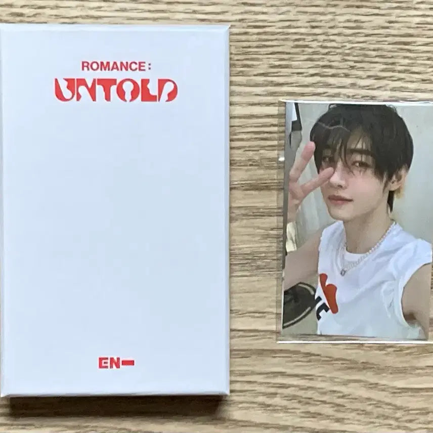 BUNJANG] ENHYPEN Sunghoon Romance: Untold Ring Necklace / 엔하이픈