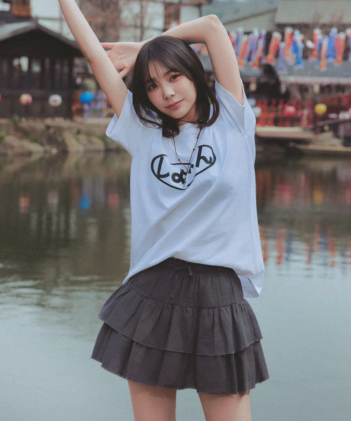 **QWER -Siyeon Logo T-shirt WHITE
