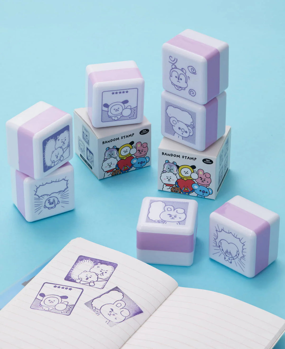 ** BT21 - Today's Mood "Random speech bubble stamp" (Random)