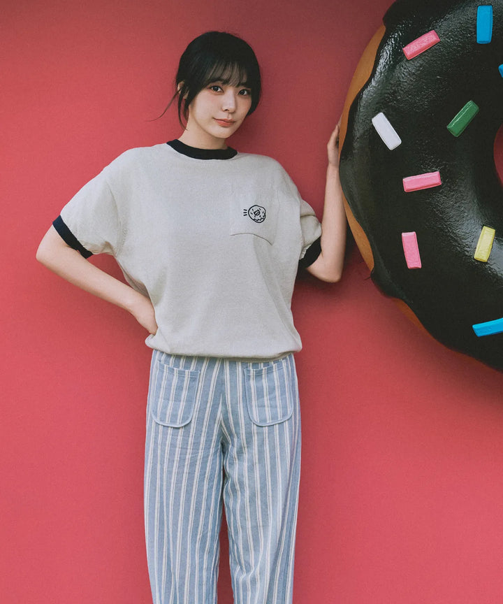 **QWER -Siyeon Doughnut Pocket Round Knitwear SWISS