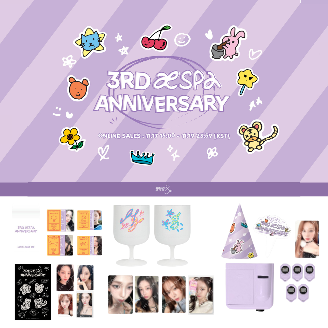 Aespa - 3rd Anniversary Official MD - HALLYUSUPERSTORE Aespa - 3rd Anniversary Official MD - HALLYUSUPERSTORE