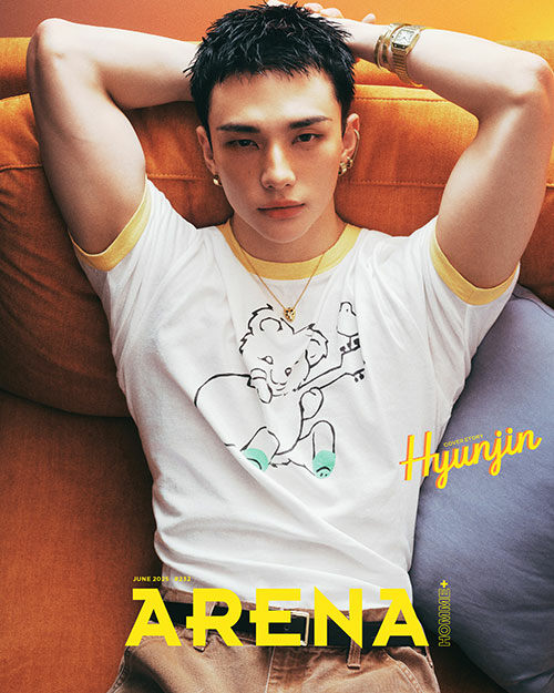 **HYUNJIN (of Stray kids)-Arena Homme+ 2025.6 (C ver)