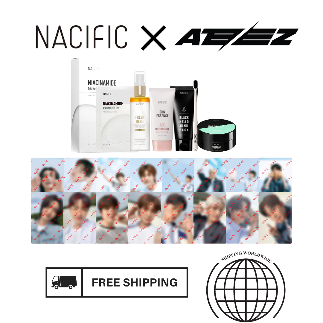 Ateez X Nacific - Summer Vibe (Premium Set, Skin Care Set) - HALLYUSUPERSTORE