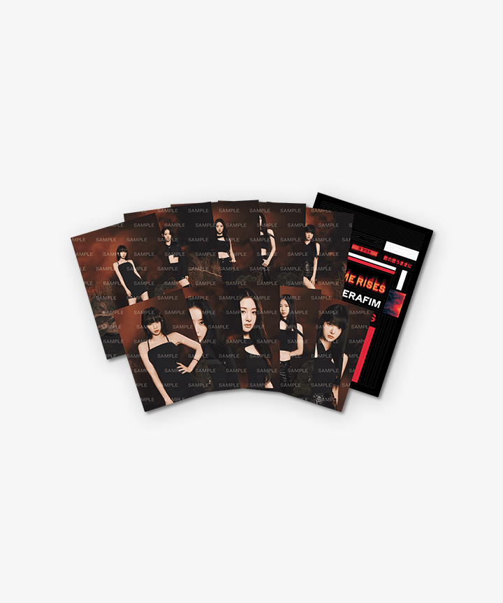 Le Sserafim - FLAME RISES Official MD - HALLYUSUPERSTORE