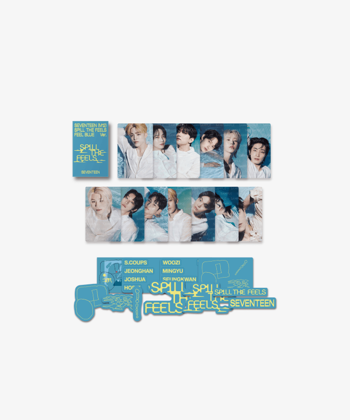 Seventeen - 12th Mini "Spill The Feels" Photocard Set (Feel Blue Ver.)