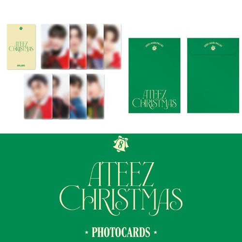 Ateez - Ateez x Kaura 2023 Christmas Photocard Set - HALLYUSUPERSTORE