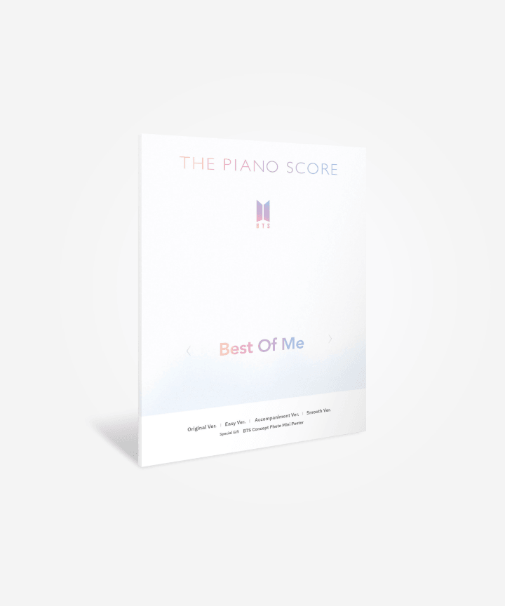 BTS - The Piano Score : Best Of Me - HALLYUSUPERSTORE