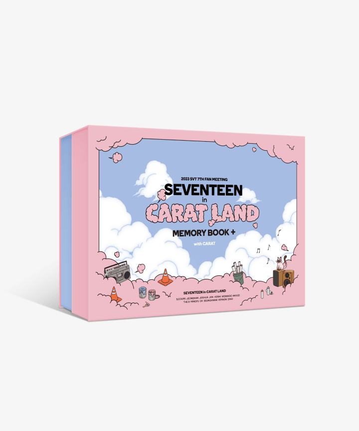 Seventeen - 2023 SVT 7th Fan Meeting "SevenTeen in CARAT LAND" Memory Book + Digital Code + Weverse Benefit - HALLYUSUPERSTORE