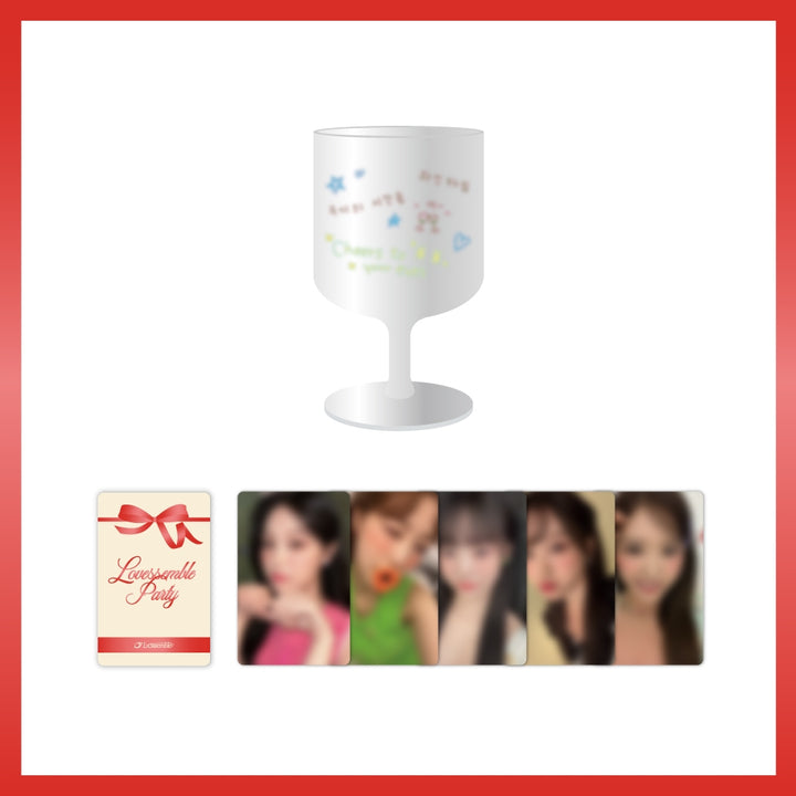 Loossemble - 1st Annual "LOVEssemble Party" Official MD (TinCase Photocard Set, Wine Cup, Message Candle) - HALLYUSUPERSTORE