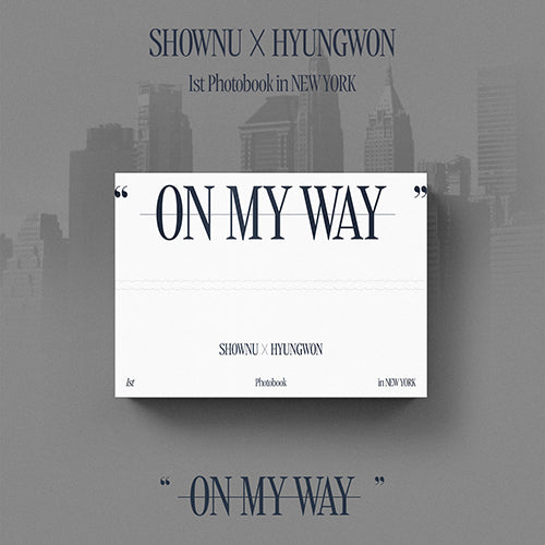 Shownu x Hyungwon - 1st PhotoBook in New York "On My Way" - HALLYUSUPERSTORE